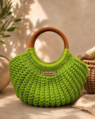 borsa conchiglia uncinetto