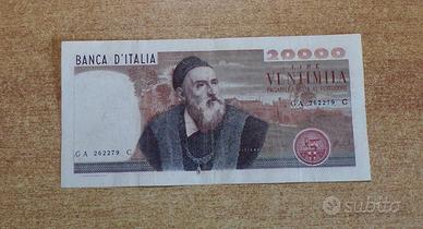 Banconota da lire 20000 TiZiano