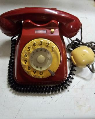 Telefono vintage SIP S62 rosso – funzionante