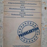 Probelektion lezione di prova Walter Schultz 1973