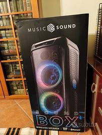 Music box cassa speaker wireless bluetooth