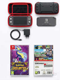 Nintendo Switch Lite con Pokemon Violetto