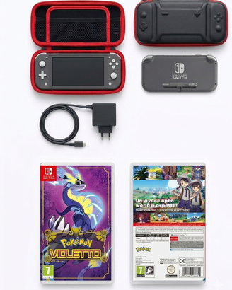 Nintendo Switch Lite con Pokemon Violetto