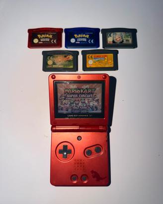 RARA Game Boy Advanced SP Groudon Limited Edition