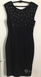 Vestito tubino H&M nero con brillantini elasticizz