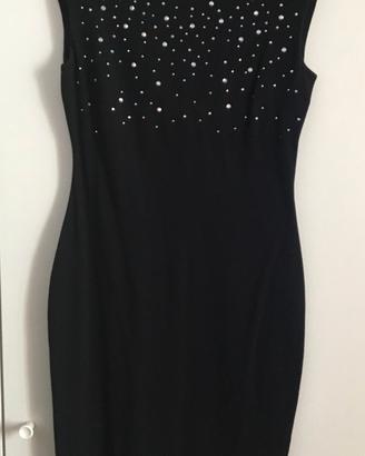 Vestito tubino H&M nero con brillantini elasticizz