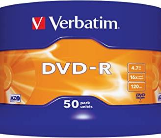 Verbatim Campana Nuova Sigillata 50 DVD Vergini -R