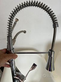 RUBINETTO ACCIAIO LAVABO CUCINA