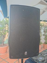 Coppia casse attive Db Opera 715 black line