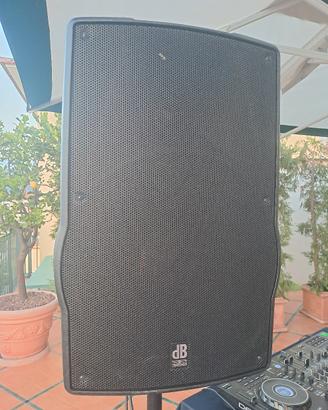Coppia casse attive Db Opera 715 black line