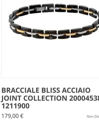 bracciale uomo bliss 