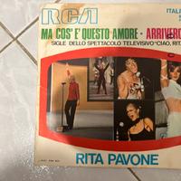 RITA PAVONE  45 giri raro
