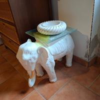 coppia elefanti in ceramica 