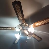 Lampadario con ventilatore