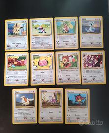 Lotto 11 Carte Pokemon Vintage Eevee Dratini ITA