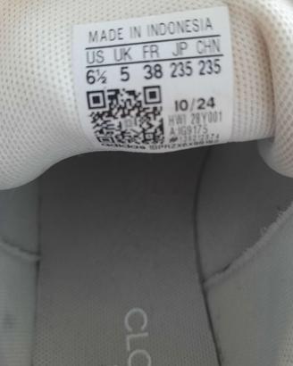 Adidas cloudfoam comfort argento silver donna