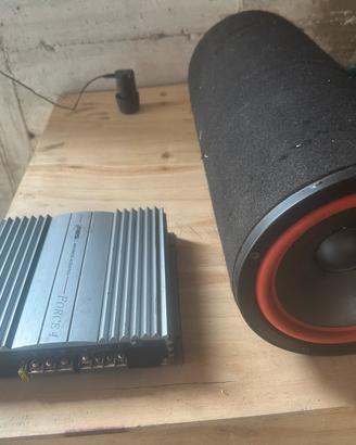 sub woofer amplificatore e altoparlanti