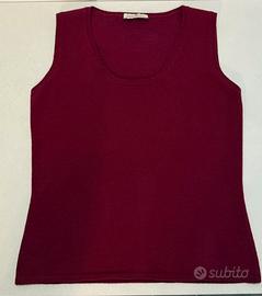 Gilet-canotta misto cashmere Della Ciana