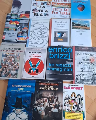 Lotto 15 libri narrativa italiana