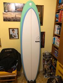 Tavola surf Torq mod fish 6.6, 5 fin setup futures