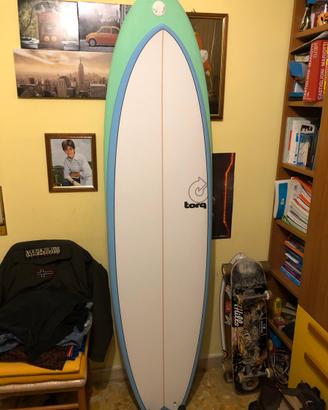 Tavola surf Torq mod fish 6.6, 5 fin setup futures