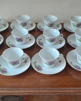 Servizio tè Vintage, 12 Persone, Porcellana cinese