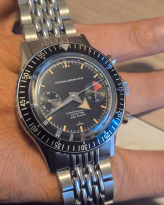 Nivada aviator crono automatico 
