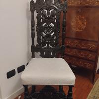 Sedia italiana fine XIX secolo – Stile Neo-Rinasci