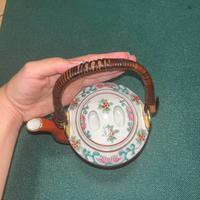 Teiera giapponese vintage in porcellana