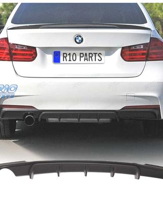 DIFFUSORE BMW F30 F31 LOOK M PERFORMANCE NERO