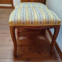 Coppia di puff/poggiapiedi