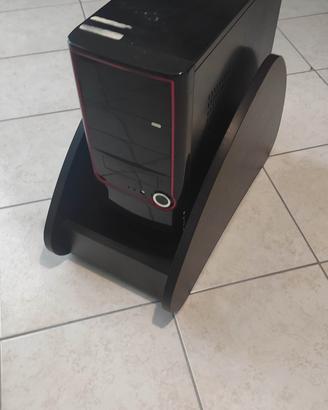 carrellino porta PC design con ruote.