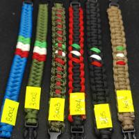 3 bracciali in Paracord da scegliere su 12 modelli