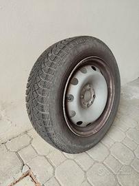 4 cerchi in ferro con pneumatici  FIAT QUBO