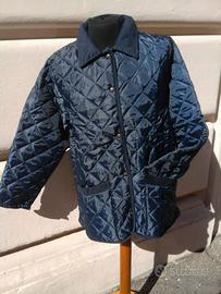 Giacca unisex trapuntata mod Husky col blu XS -S-M