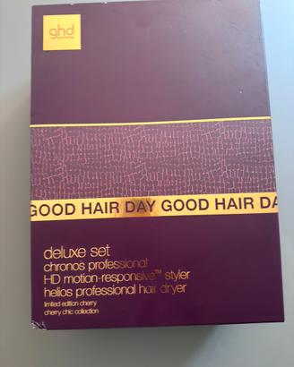 GHD DELUXE SET LIMITED EDITION CHERRY CHIC