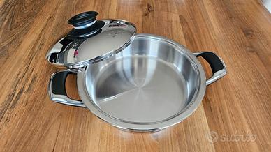 Pentola AMC da 24 cm 2,5 litri per gas e induzione