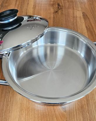 Pentola AMC da 24 cm 2,5 litri per gas e induzione