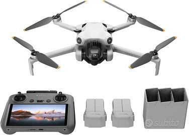 Drone Dji Mini 4 pro FLY MORE COMBO RC2 e borse