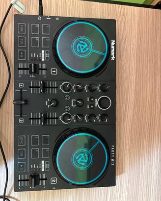 console dj  numark party mic