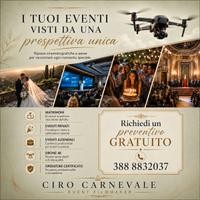 Realizzo servizi fotografici e video professionali