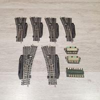 Scambi Lima H0 – 6 deviatoi manuali + pulsanti