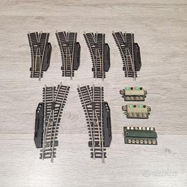 Scambi Lima H0 – 6 deviatoi manuali + pulsanti