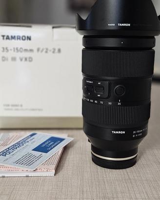 Tamron 35-150mm f 2-2.8 sony in garanzia