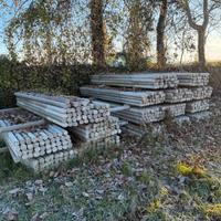 Pali in cemento vigneto