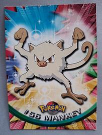 Mankey # 56 Pokemon topps ita