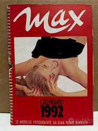 Calendar 12 modelle di Max anno 1992