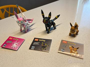 Mega pokemon toys set eevee evolution