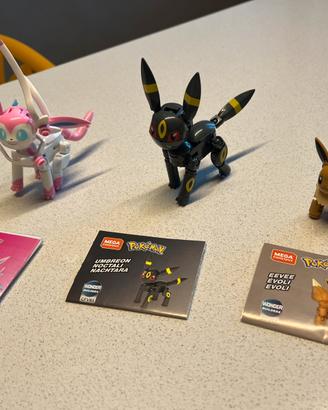 Mega pokemon toys set eevee evolution