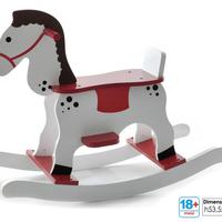 Cavallo a dondolo in legno